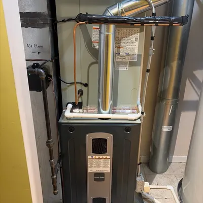 New American Standard furnace that heats the home